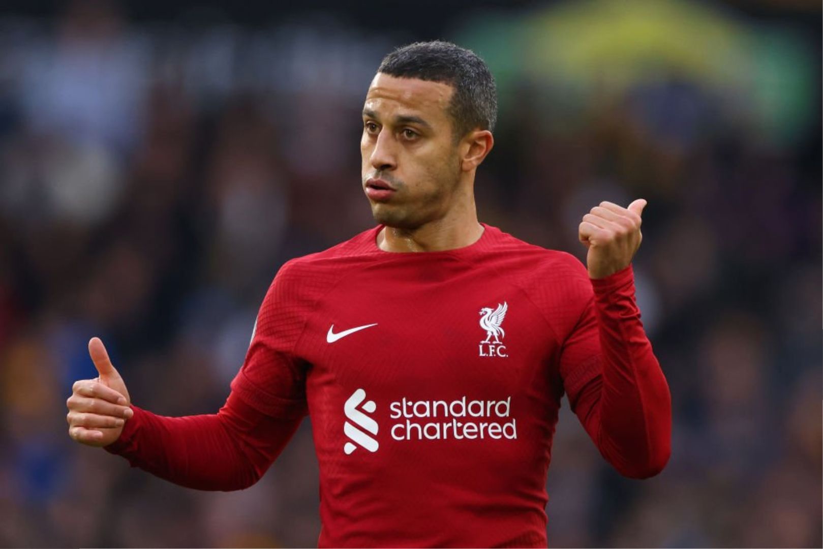 Former Barcelona midfielder Thiago Alcantara