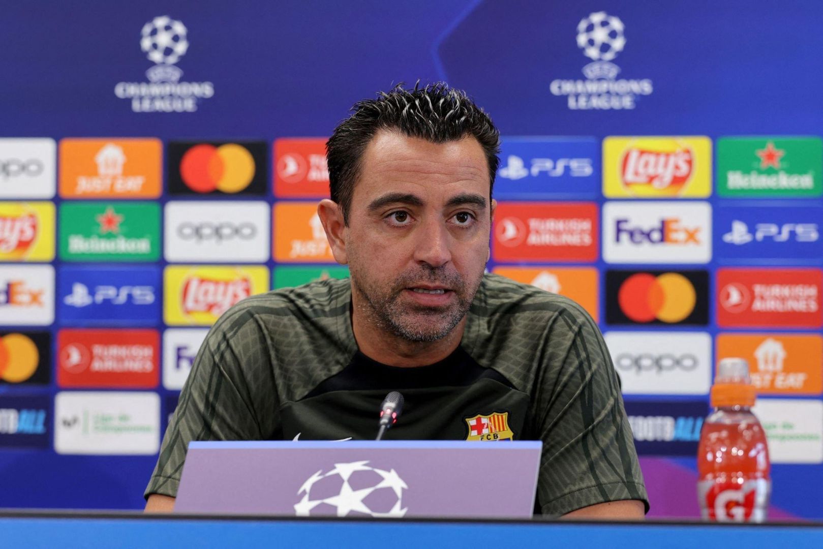 Barcelona head coach Xavi