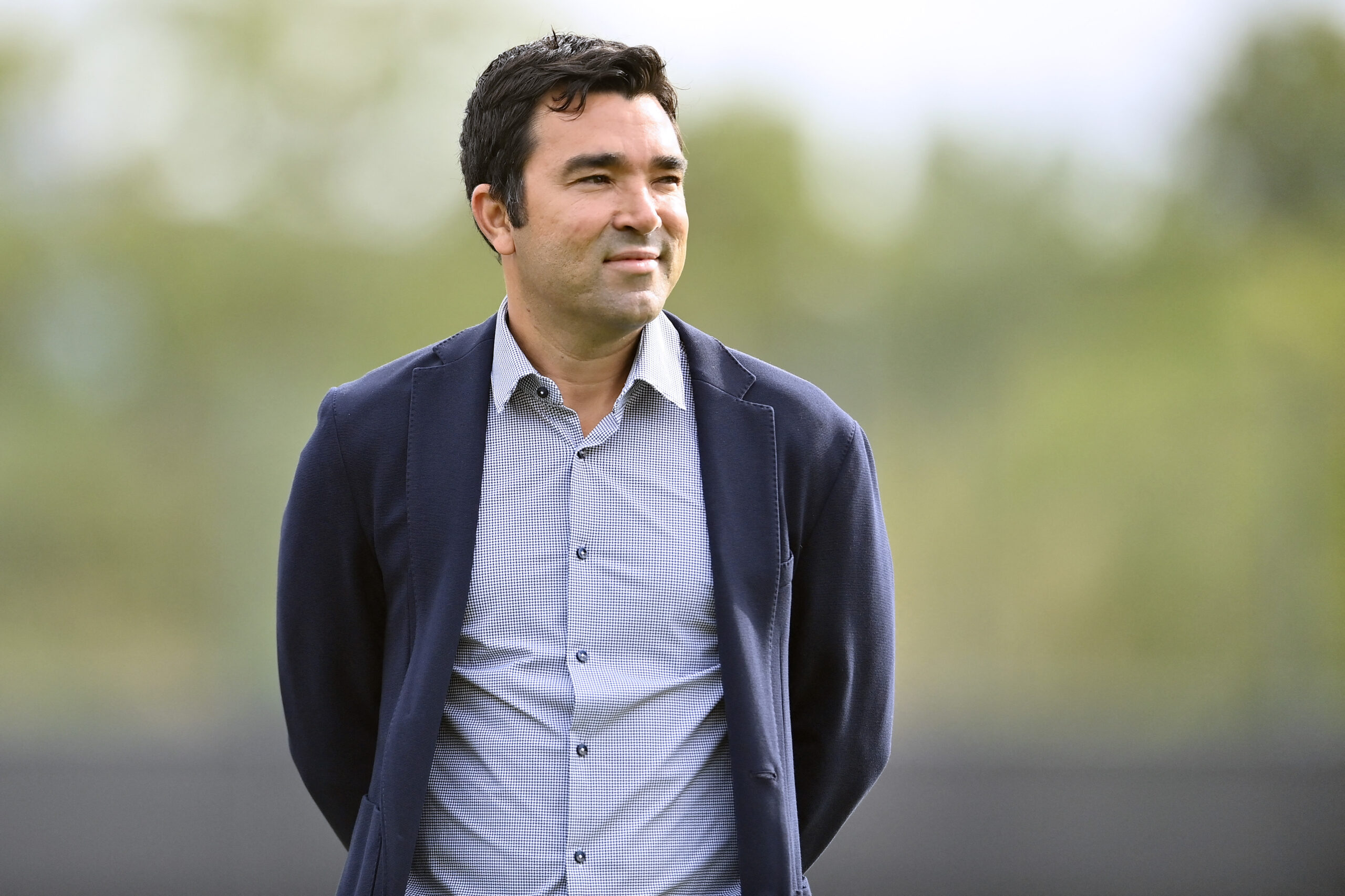 FC Barcelona Sports Director Anderson de Souza Deco is pictured at the Joan Gamper training ground in Sant Joan Despi, near Barcelona, on September 2, 2023.