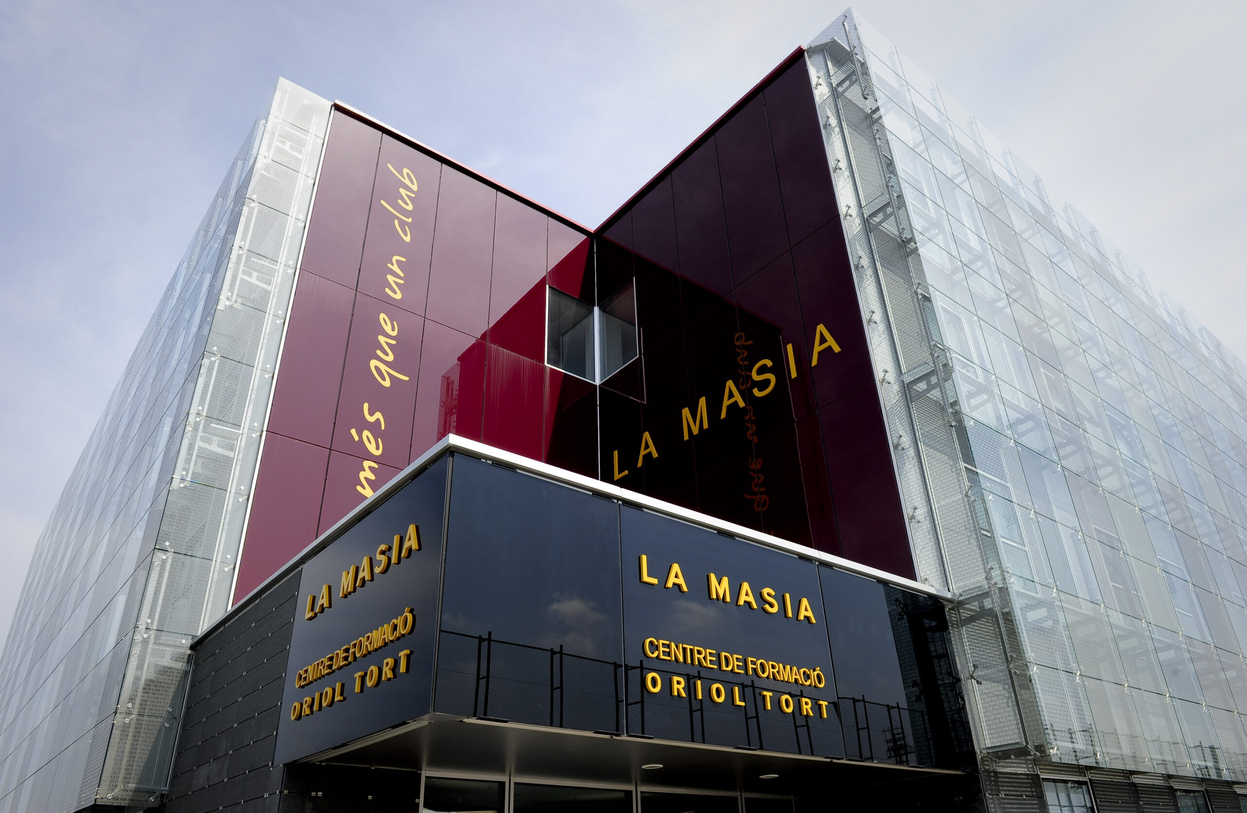 This picture shows the new building named 