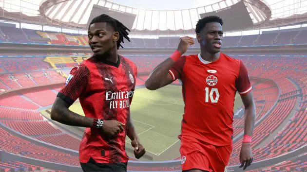 Barcelona transfer targets Rafael Leão and Jonathan David.