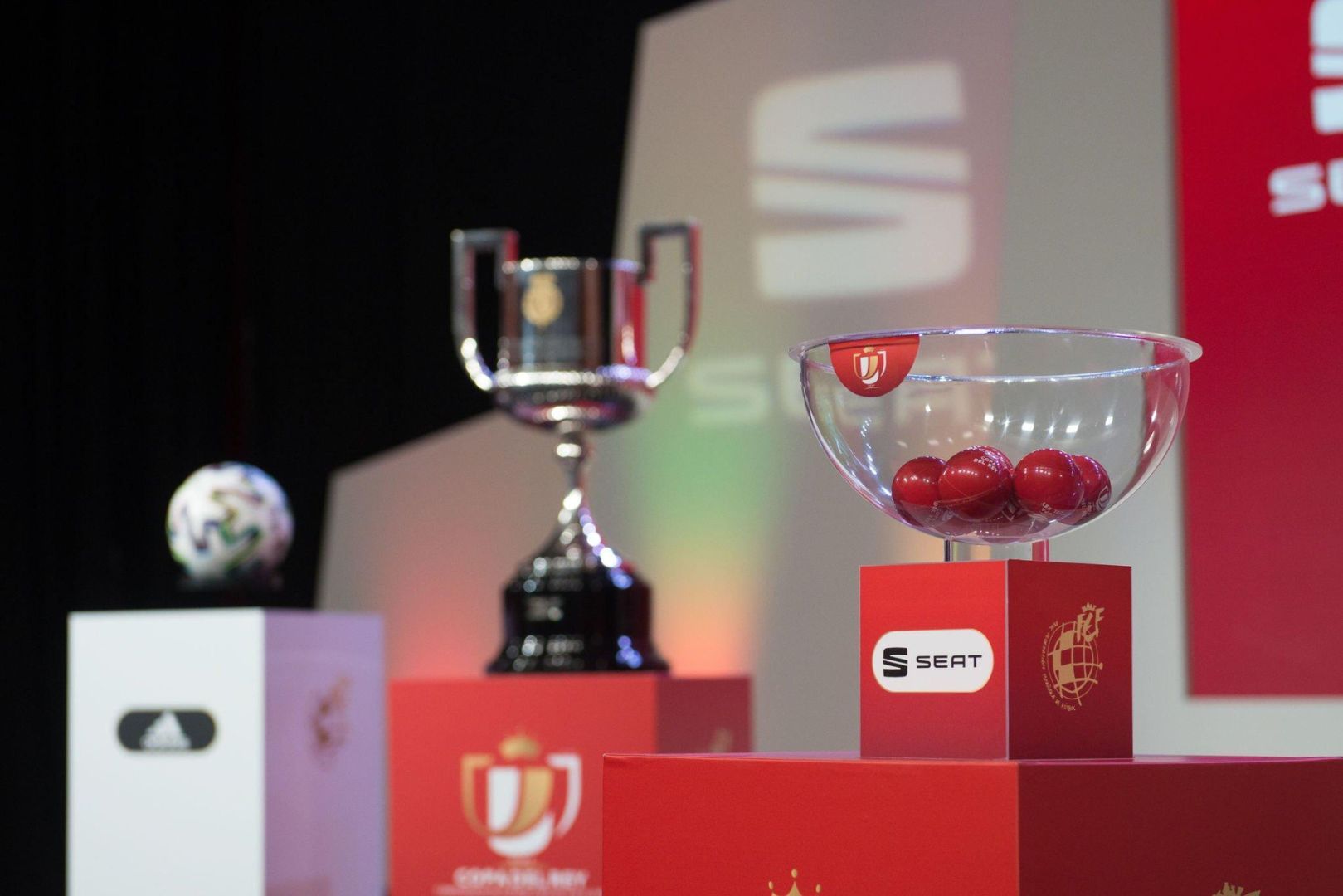 Ilustration, balls for Copa del Rey draw.