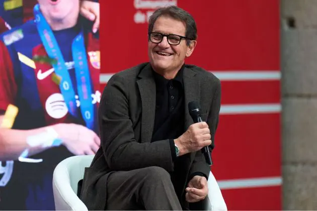 MADRID, SPAIN - MARCH 03: Fabio Capello, Laureus Ambassador, attends the Laureus World Sports Awards 2025 nominations announcement at Real Casa de Correos on March 03, 2025 in Madrid, Spain.