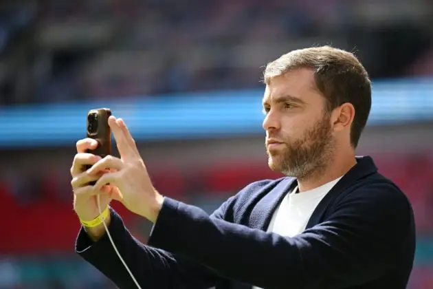 Football journalist and transfer expert Fabrizio Romano.
