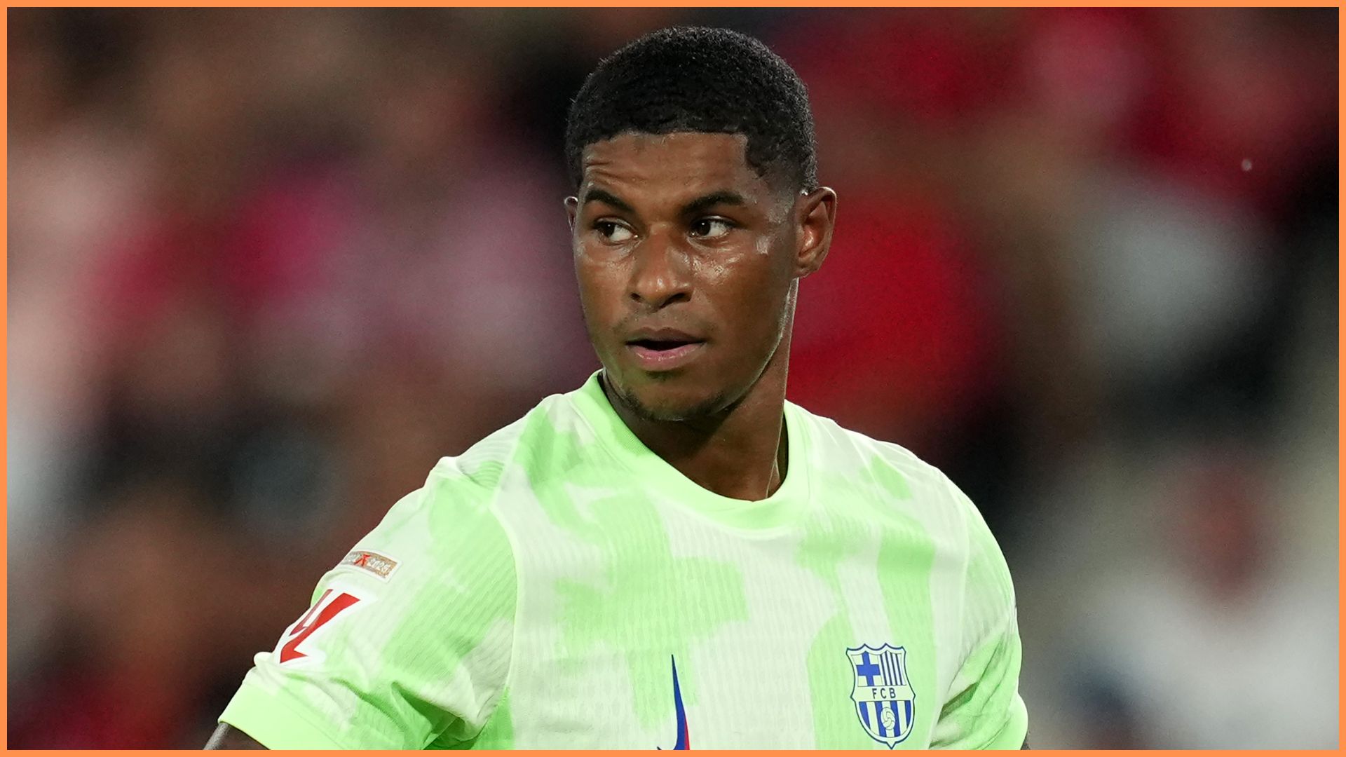 MALLORCA, SPAIN - AUGUST 16: Marcus Rashford of FC Barcelona looks on during the LaLiga EA Sports match between RCD Mallorca and FC Barcelona at Estadio de Son Moix on August 16, 2025 in Mallorca, Spain.