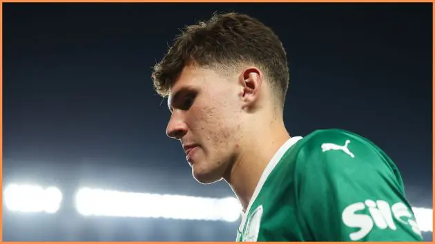 PHILADELPHIA, PENNSYLVANIA - JULY 04: Luiz Benedetti #43 of Palmeiras walks off the pitch following the FIFA Club World Cup 2025 quarter final match between SE Palmeiras and Chelsea FC at Lincoln Financial Field on July 04, 2025 in Philadelphia, Pennsylvania.