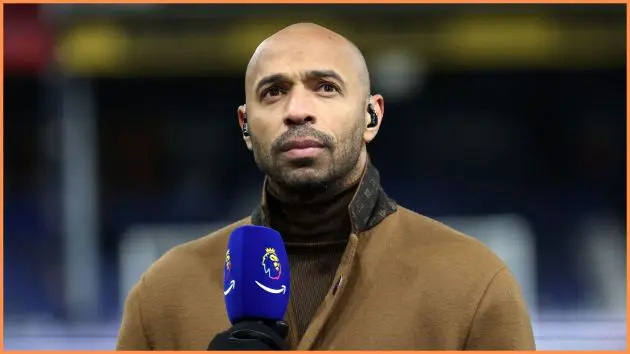 CBS Sports pundit Thierry Henry.