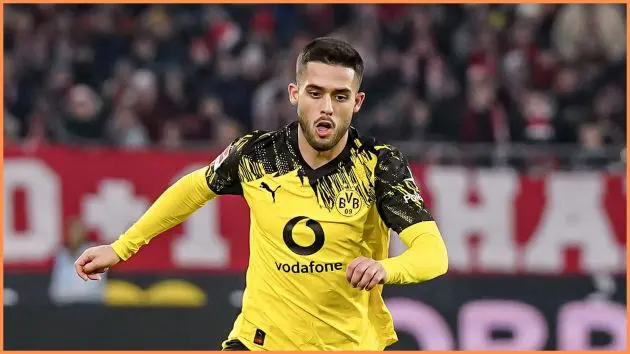 FREIBURG IM BREISGAU, GERMANY - DECEMBER 14: Yan Couto of Borussia Dortmund controls the ball during the Bundesliga match between SC Freiburg and Borussia Dortmund at Europa-Park Stadion on December 14, 2025 in Freiburg im Breisgau, Germany.