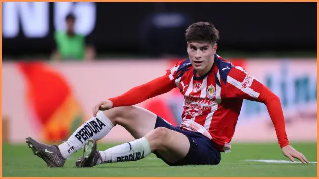 ZAPOPAN, MEXICO - APRIL 25: Armando Gonzalez of Chivas gestures during the 17th round match between Chivas and Tijuana as part of the Torneo Clausura 2026 Liga MX at Akron Stadium on April 25, 2026 in Zapopan, Mexico.