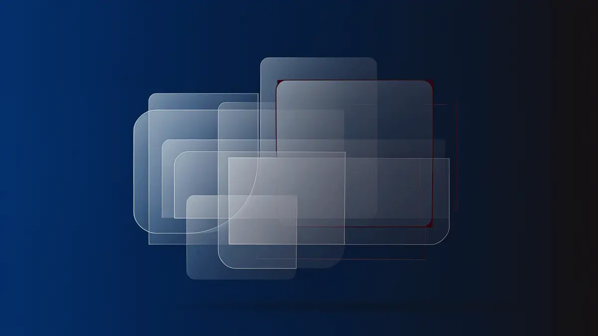 Modern digital abstract design representing Israel's online casino platforms with blue and claret professional branding.