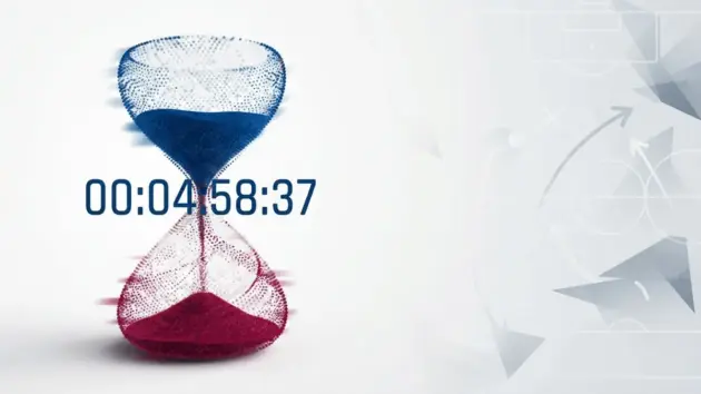 Barcelona transfer deadline visualization in blue and claret with hourglass and tactical graphics