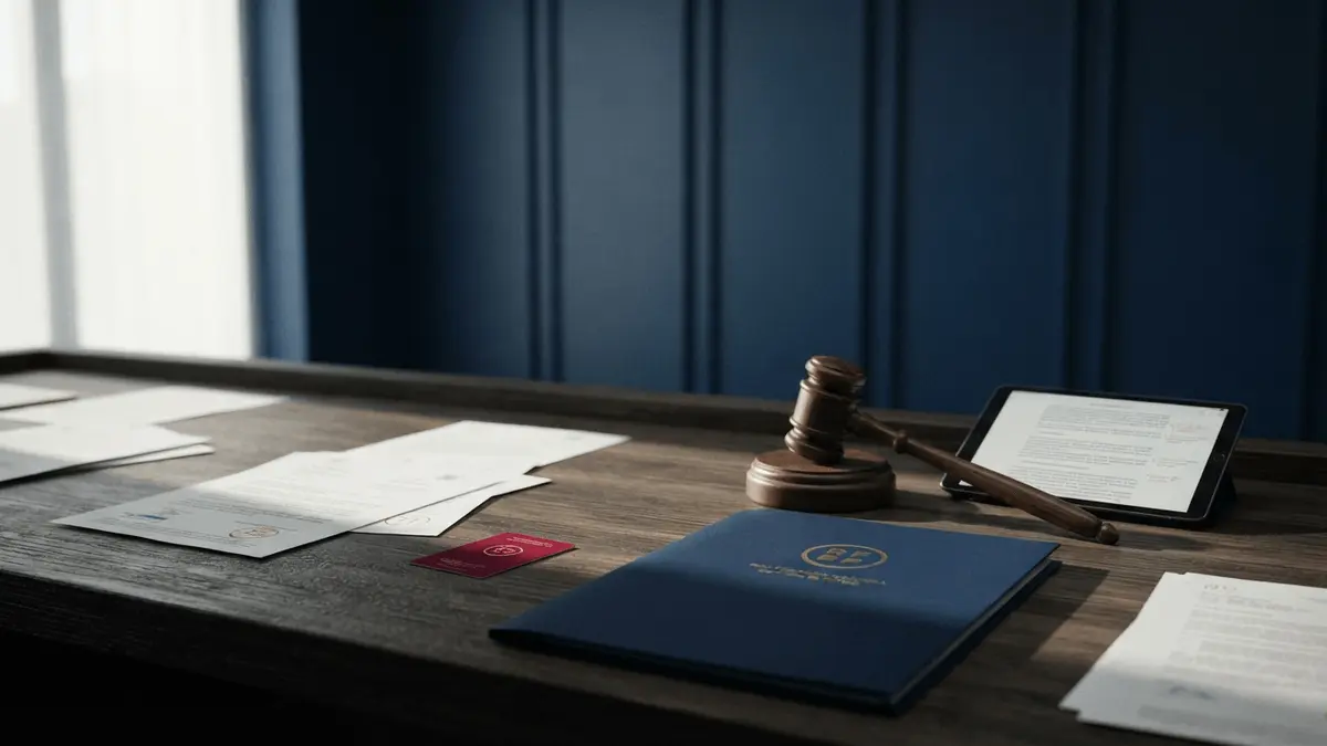 Legal documents and gavel on tribunal desk representing Barcelona disciplinary investigation